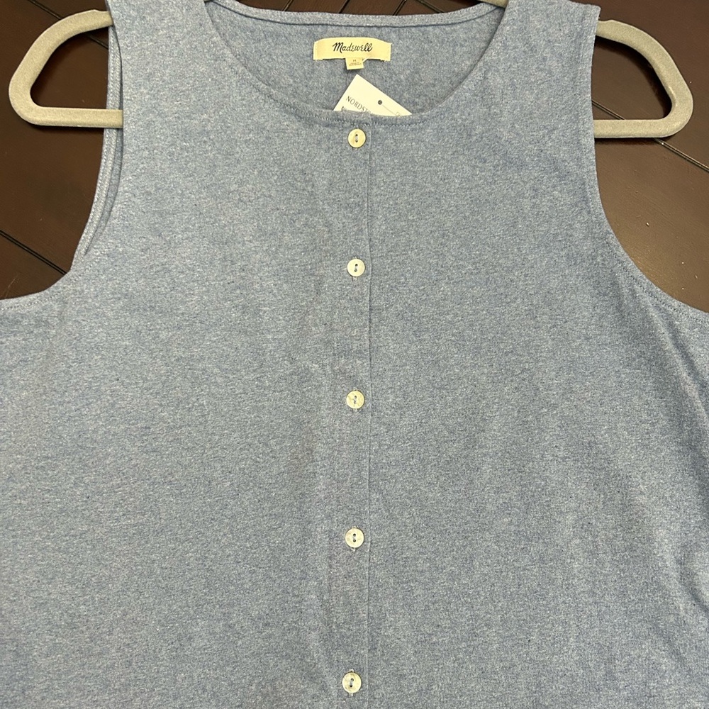 NWT Madewell Blue Tank Top